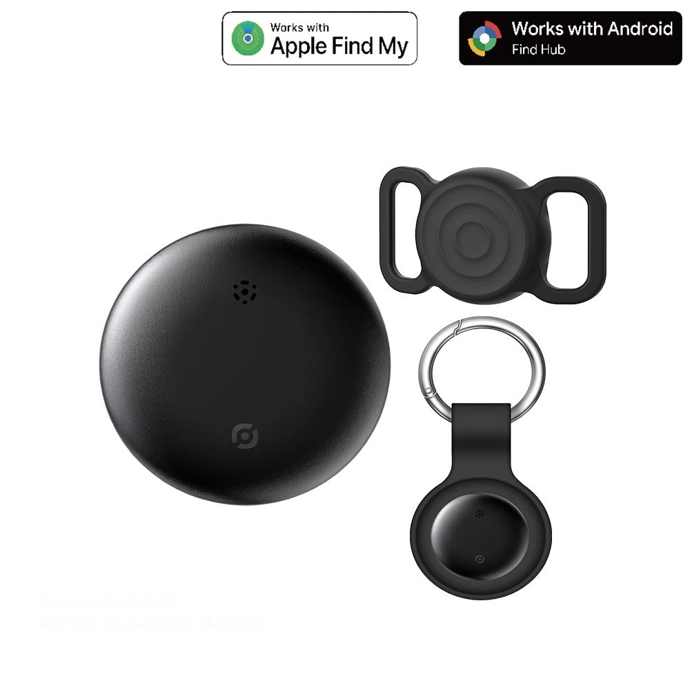 Dual System iOS Android FindMy Wireless Tag – Waterproof Mini GPS Tracker