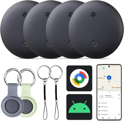 Dual System iOS Android FindMy Wireless Tag – Waterproof Mini GPS Tracker