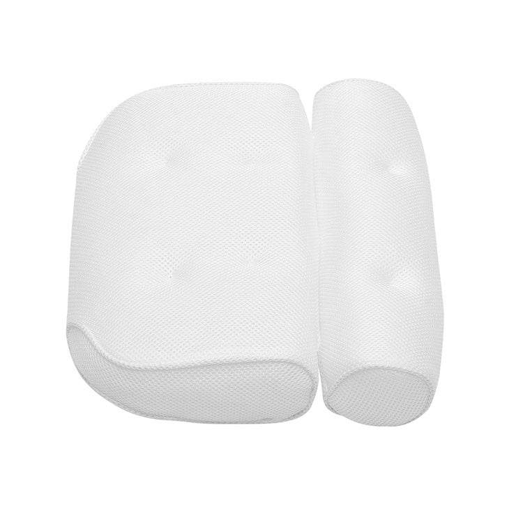 Waterproof Spa Bath Pillow with 6 Strong Suction Cups