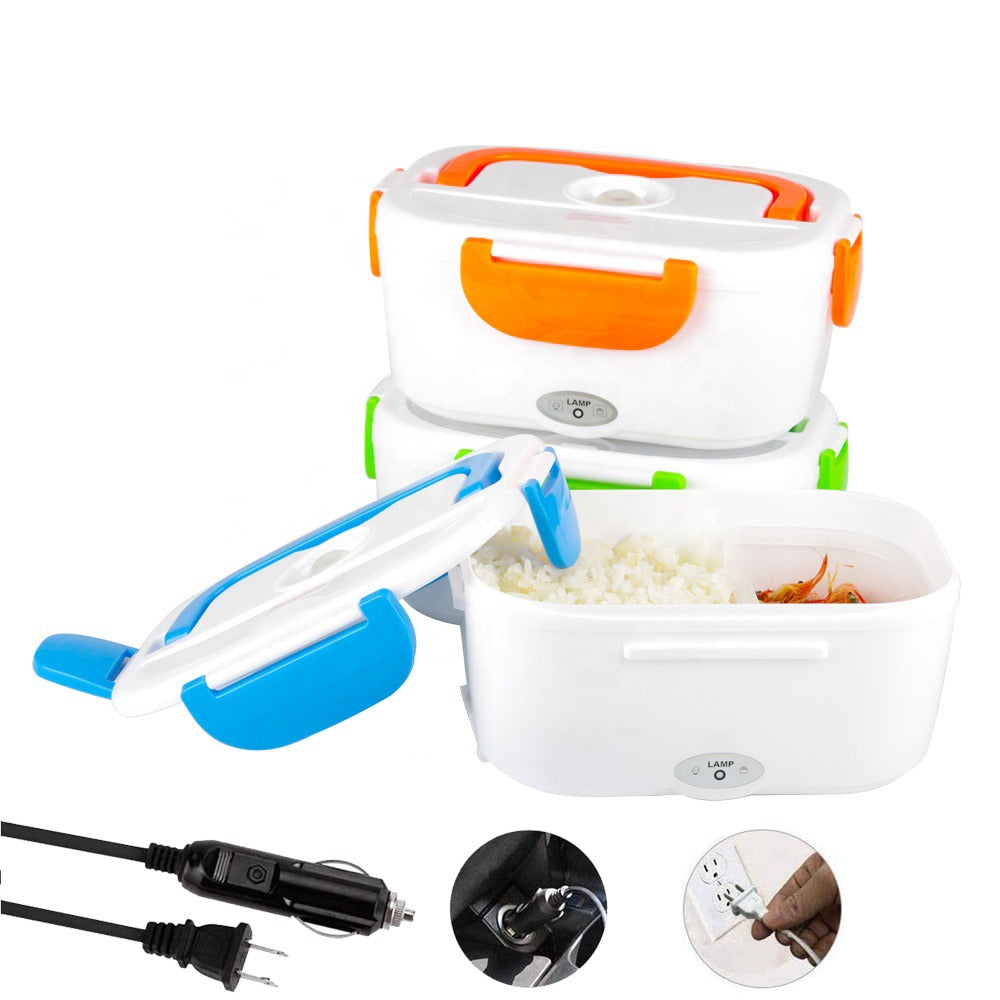 Stainless Steel Electric Lunch Box Food Warmer – Portable Meal Heater